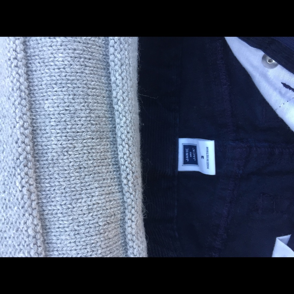 Size 3 boys sweater and corduroy pants
